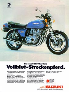 '79 GS850G ad Motorrad
